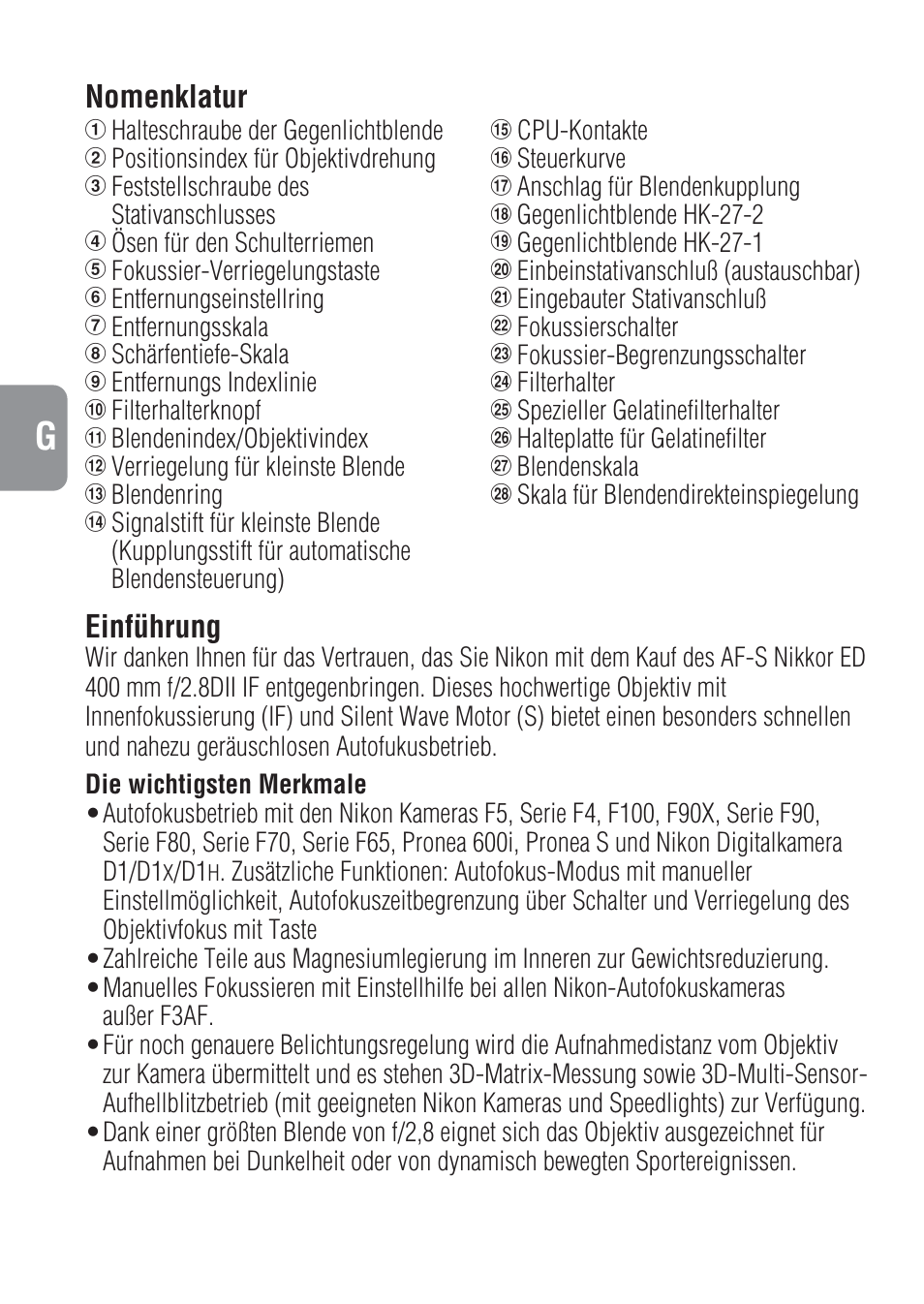 Nikon 400mm-f-28-IF-ED-II-AF-S-Nikkor User Manual | Page 18 / 56