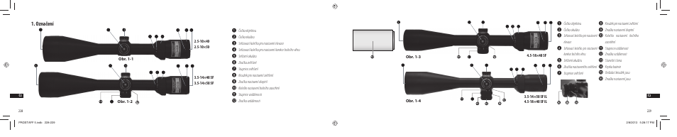 Označení | Nikon PROSTAFF User Manual | Page 115 / 138