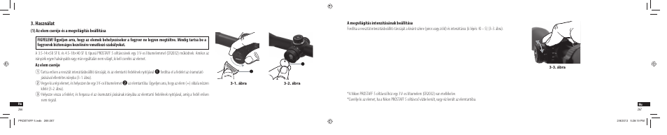 Használat | Nikon PROSTAFF User Manual | Page 134 / 138