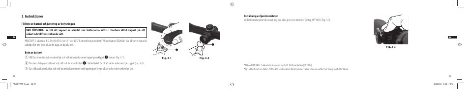 Instruktioner | Nikon PROSTAFF User Manual | Page 49 / 138