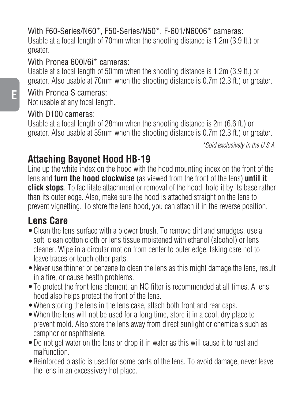 Nikon 28-70mm-f-28D-ED-IF-AF-S-Zoom-Nikkor User Manual | Page 16 / 53