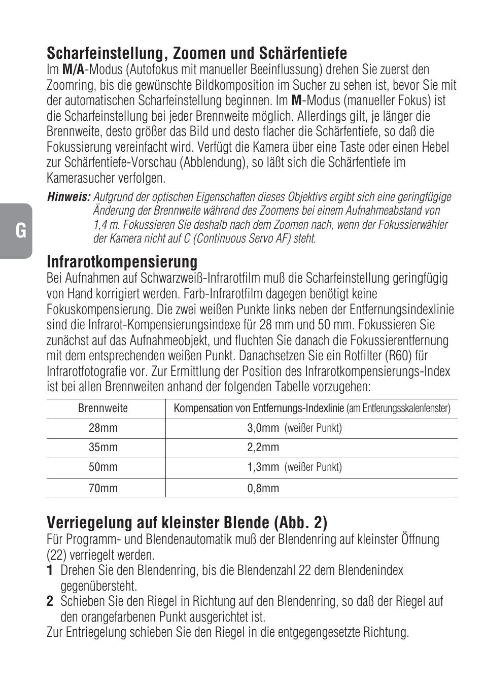 Nikon 28-70mm-f-28D-ED-IF-AF-S-Zoom-Nikkor User Manual | Page 20 / 53