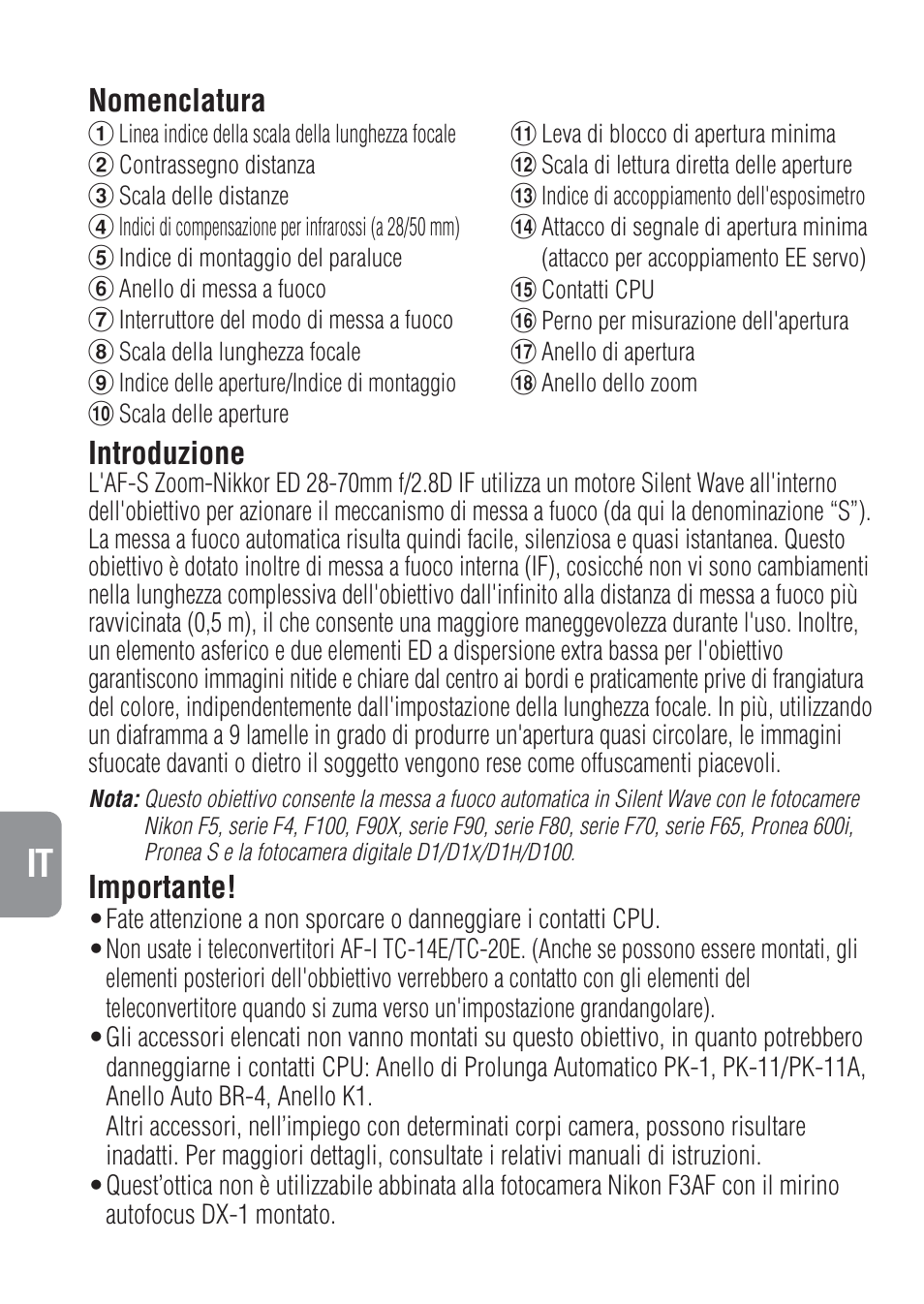 Nikon 28-70mm-f-28D-ED-IF-AF-S-Zoom-Nikkor User Manual | Page 36 / 53