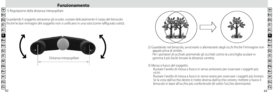 Funzionamento | Nikon Compact-Sport-Sprint User Manual | Page 32 / 83