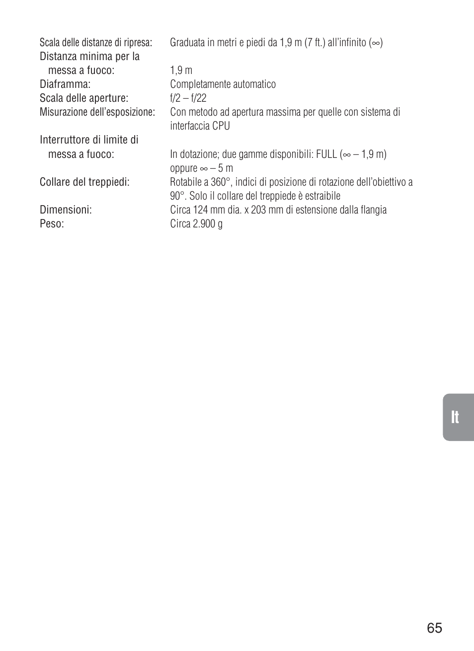 Nikon 200mm-f-2G-IF-ED-AF-S-VR-Nikkor User Manual | Page 65 / 88