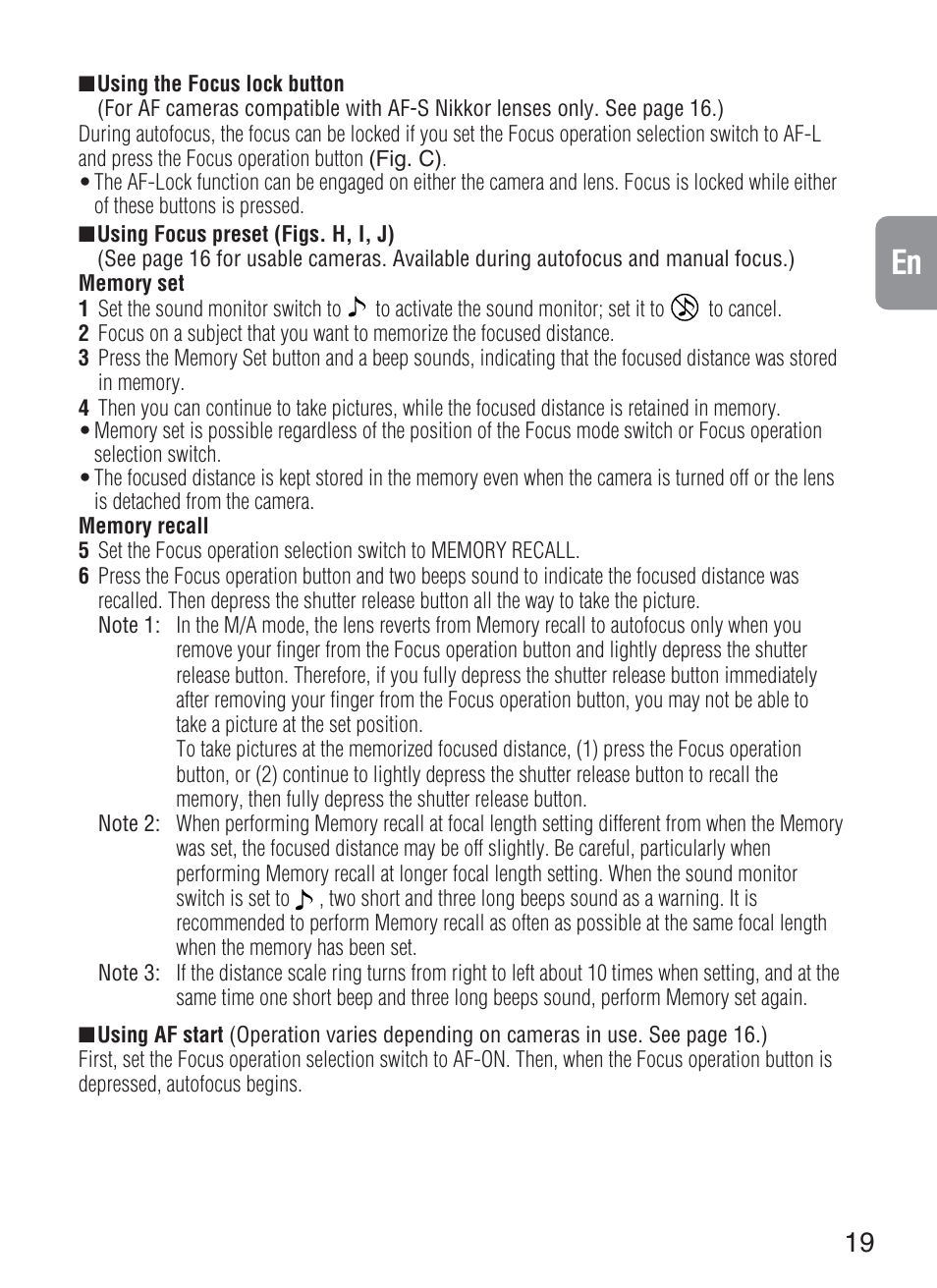 Nikon 200-400mm-f-4G-ED-IF-AF-S-VR-Zoom User Manual | Page 19 / 87