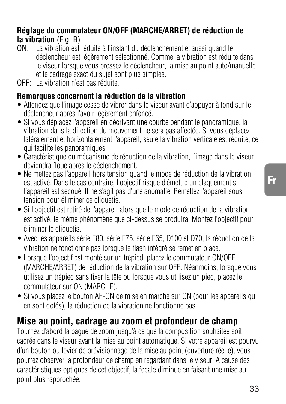 Nikon 24-120mm-f-35-56G-ED-IF-AF-S-VR-Zoom User Manual | Page 33 / 71