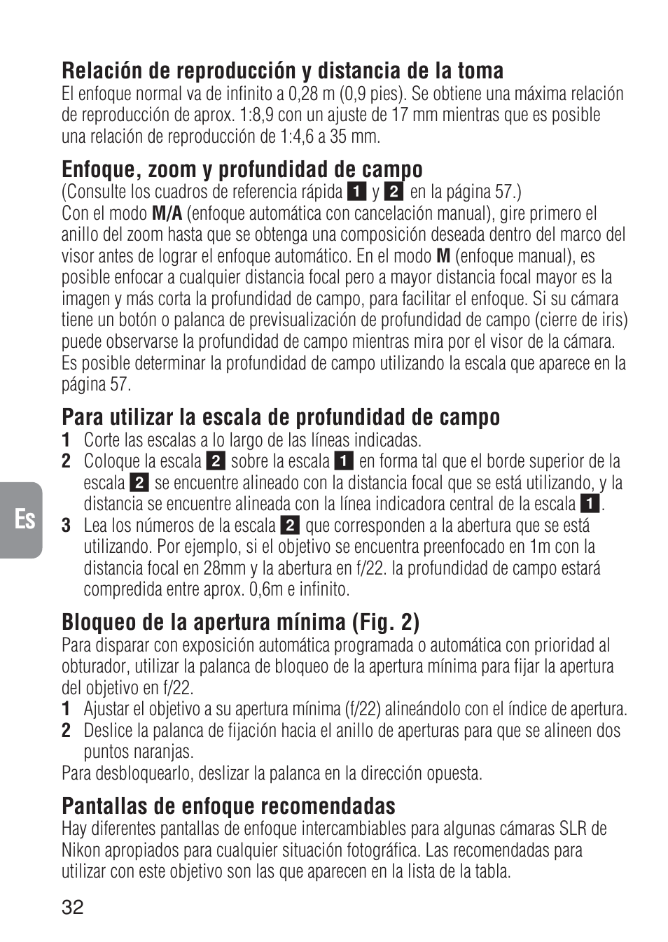 Ch jp en de fr es it ck | Nikon 17-35mm-f-28D-ED-IF-AF-S-Zoom-Nikkor User Manual | Page 32 / 60