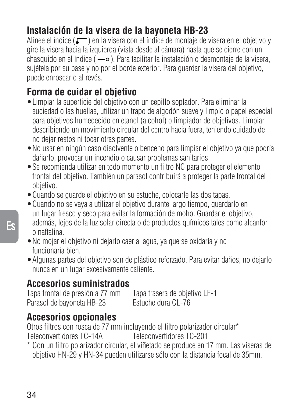 Ch jp en de fr es it ck | Nikon 17-35mm-f-28D-ED-IF-AF-S-Zoom-Nikkor User Manual | Page 34 / 60