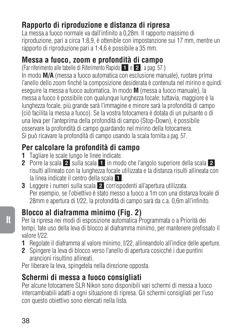 Ch jp en de fr es it ck | Nikon 17-35mm-f-28D-ED-IF-AF-S-Zoom-Nikkor User Manual | Page 38 / 60