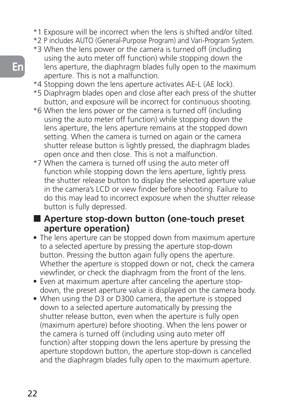 Nikon 85mm-f-28D-PC-E-Nikkor User Manual | Page 22 / 252