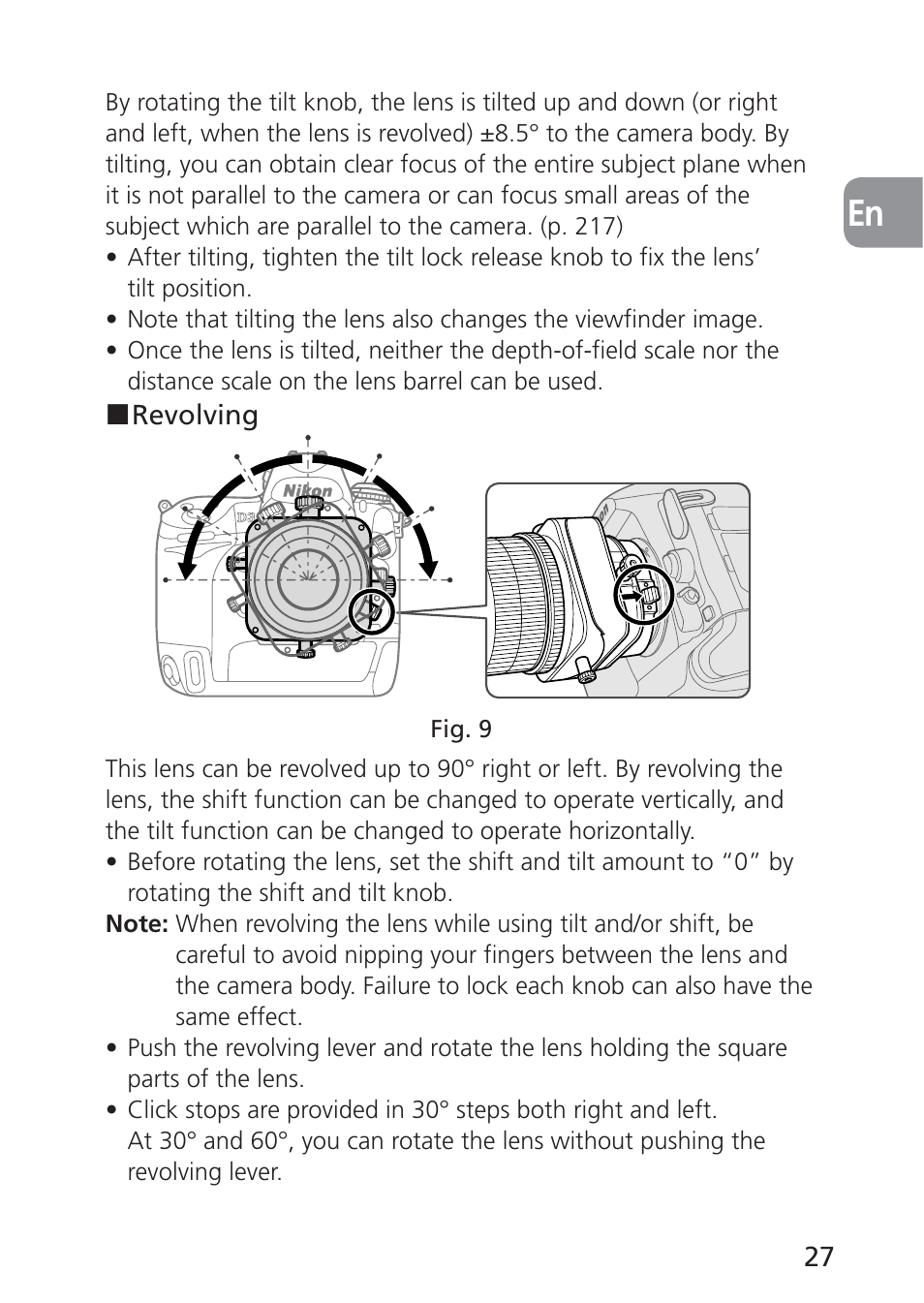Nikon 85mm-f-28D-PC-E-Nikkor User Manual | Page 27 / 252