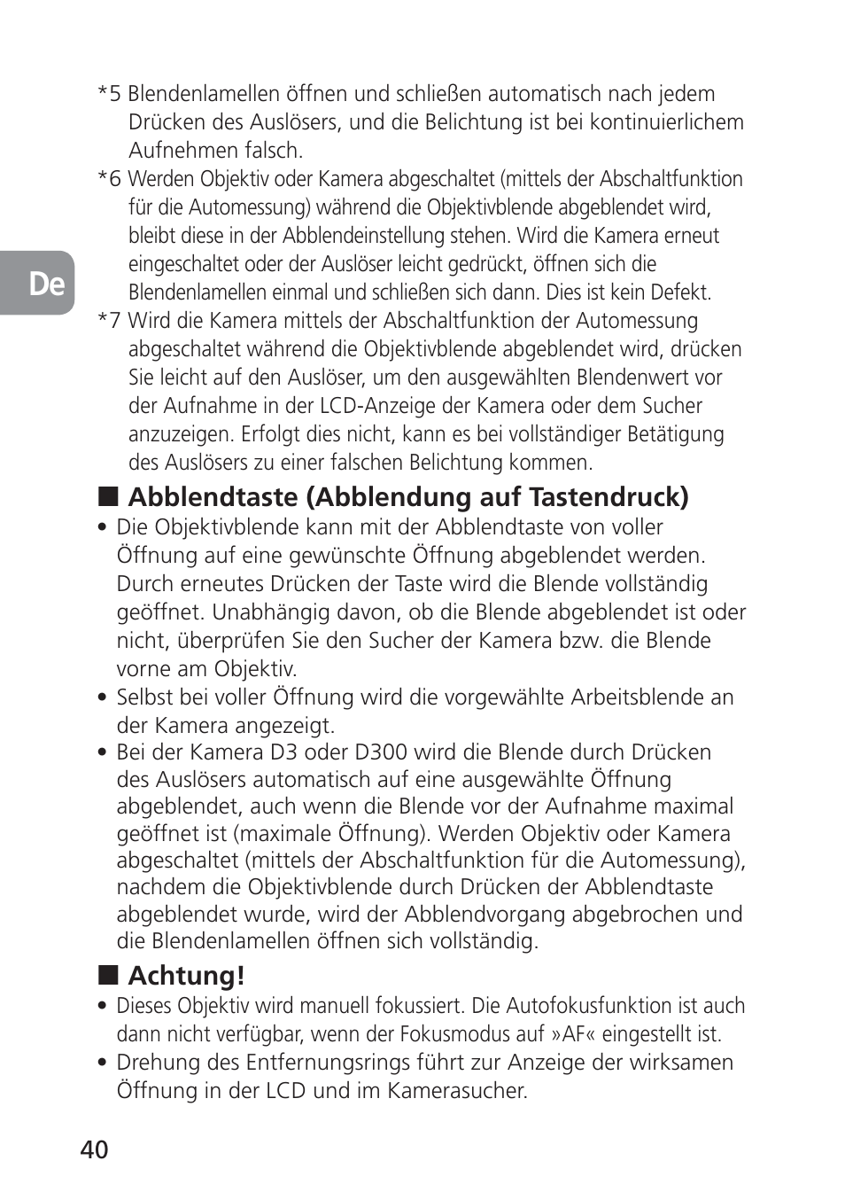 Nikon 85mm-f-28D-PC-E-Nikkor User Manual | Page 40 / 252