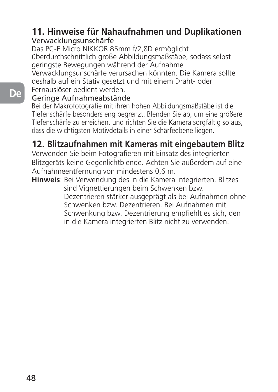 Nikon 85mm-f-28D-PC-E-Nikkor User Manual | Page 48 / 252