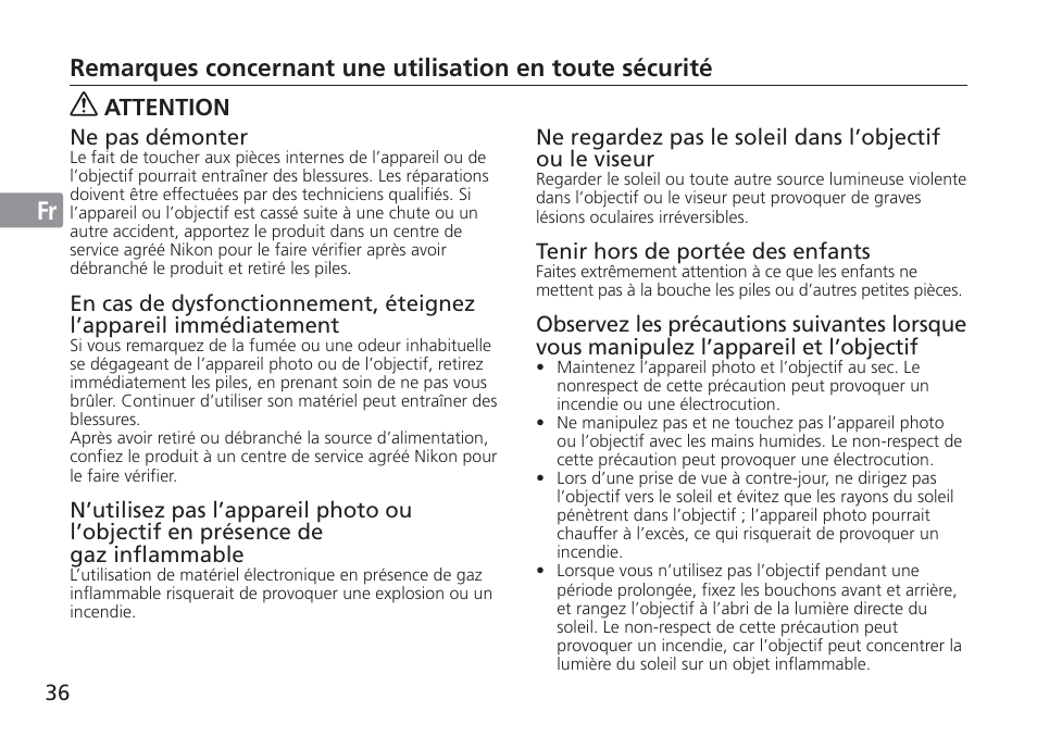 Jp en de fr es se ru nl it cz sk ck ch kr | Nikon 24-120mm-f-4G-ED-AF-S-VR-Zoom-Nikkor User Manual | Page 36 / 164