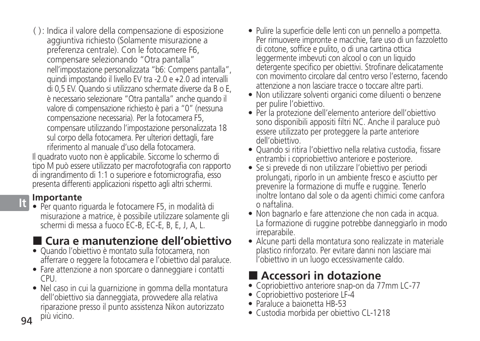 Nikon 24-120mm-f-4G-ED-AF-S-VR-Zoom-Nikkor User Manual | Page 94 / 164