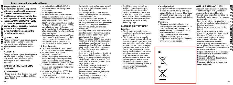 Nikon Laser User Manual | Page 125 / 168