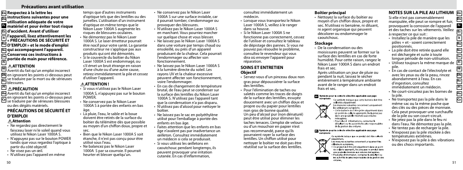 Nikon Laser User Manual | Page 26 / 168