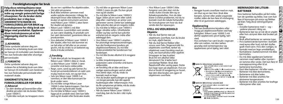 Nikon Laser User Manual | Page 70 / 168