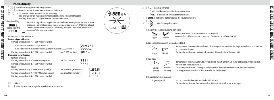 Intern display | Nikon Laser User Manual | Page 84 / 168