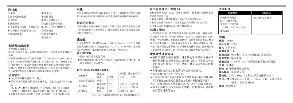 Nikon 16mm-f-28D-AF-Fisheye-Nikkor User Manual | Page 11 / 16