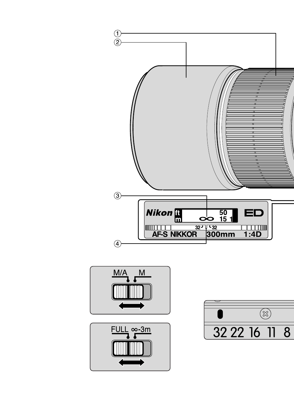 Nikon 300mm-f-4-IF-ED-AF-S-Nikkor User Manual | Page 4 / 54