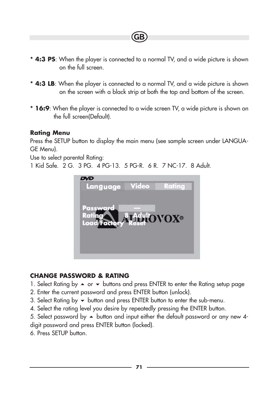 Audiovox VE920E User Manual | Page 29 / 33