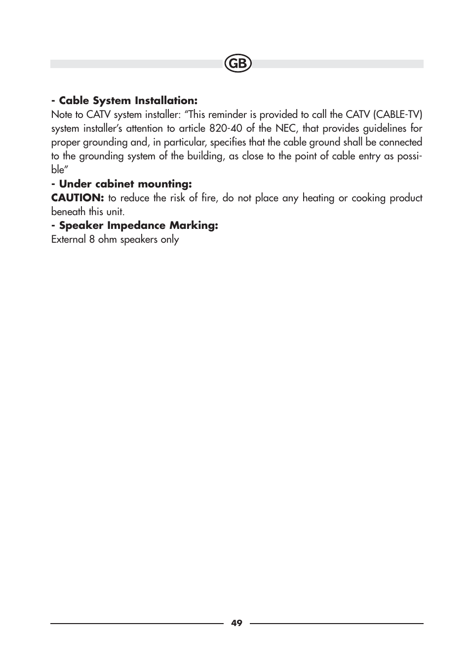 Audiovox VE920E User Manual | Page 7 / 33
