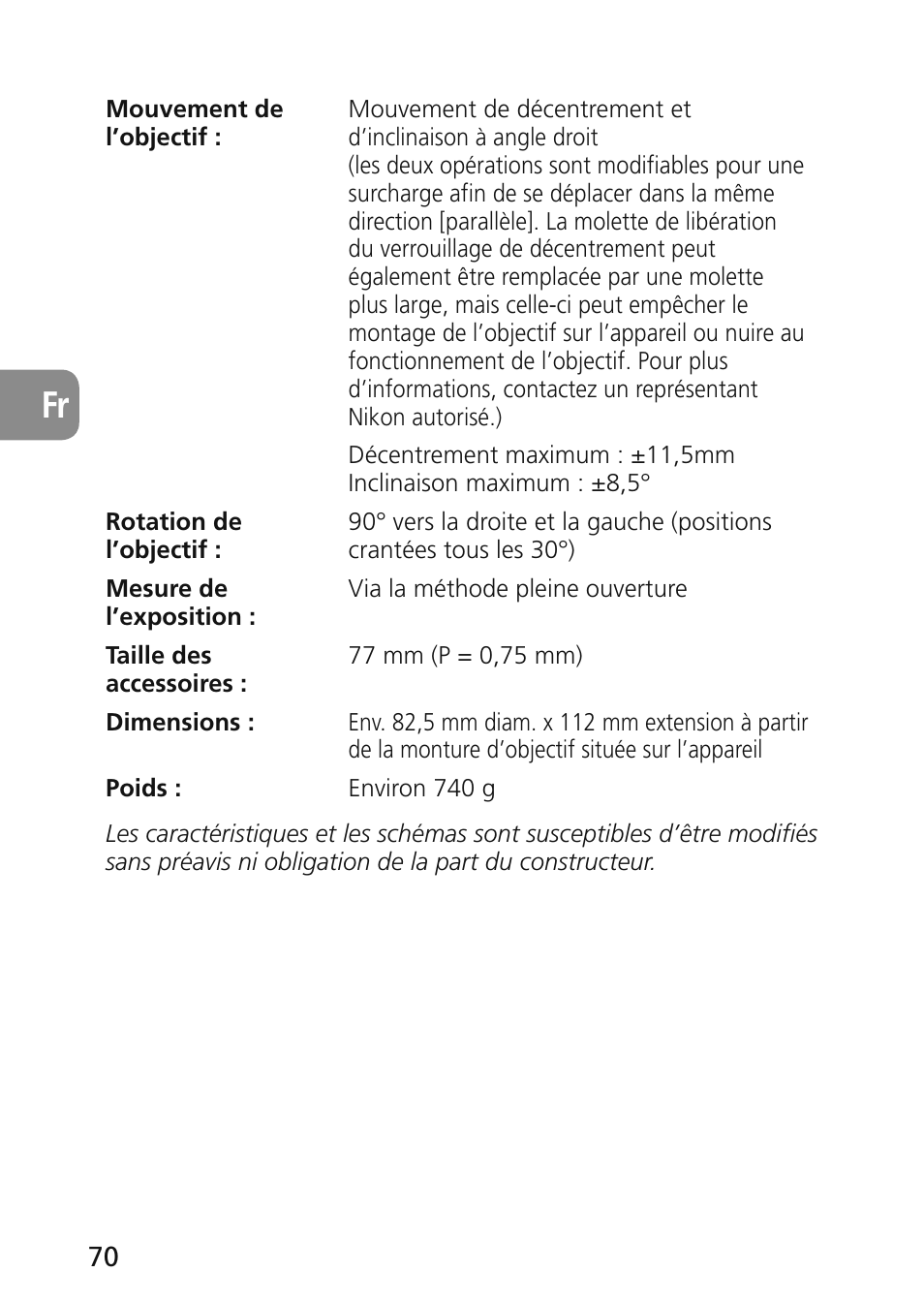 Nikon 45mm-f-28D-ED-PC-E-Nikkor User Manual | Page 70 / 252