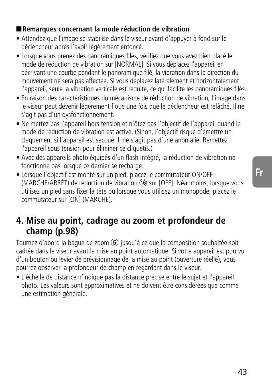 Nikon 70-300mm-f-45-56G-ED-IF-AF-S-VR-Zoom User Manual | Page 43 / 108