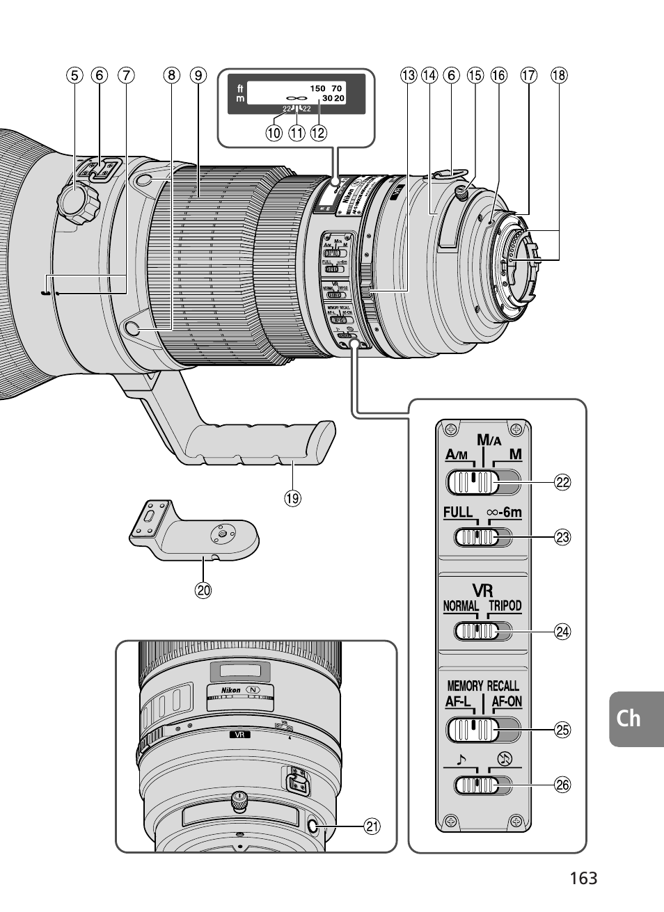 Nikon 400mm-f28G-ED-AF-S-VR-Nikkor User Manual | Page 163 / 196