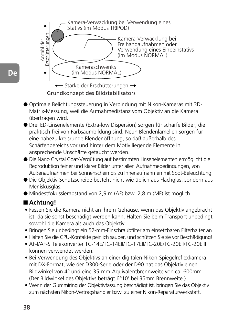 Nikon 400mm-f28G-ED-AF-S-VR-Nikkor User Manual | Page 38 / 196