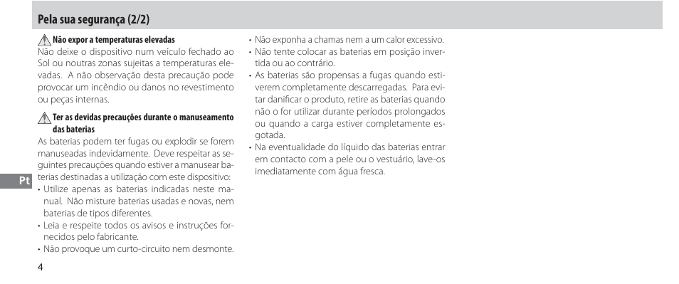 Pela sua segurança (2/2) | Nikon Autre-télécommande User Manual | Page 150 / 236
