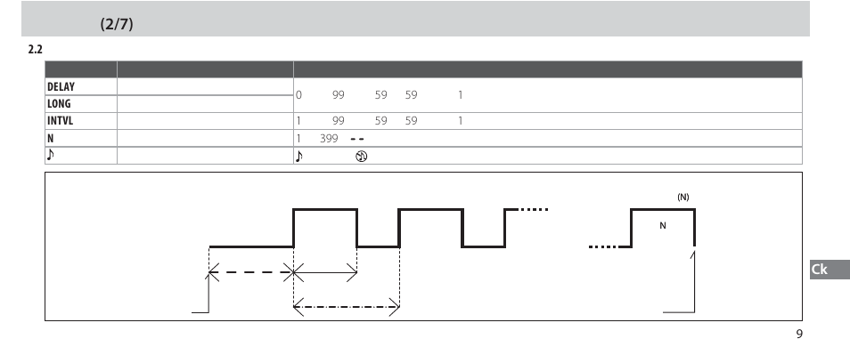 定时摄影 (2/7) | Nikon Autre-télécommande User Manual | Page 191 / 236