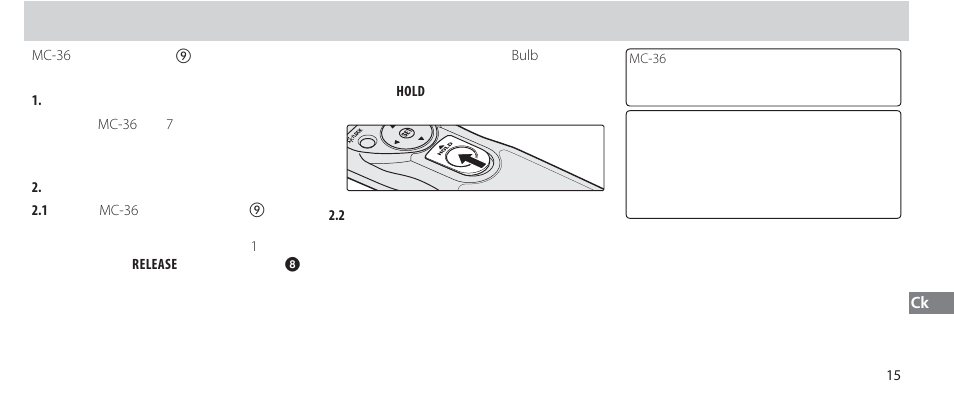 手动释放 | Nikon Autre-télécommande User Manual | Page 197 / 236