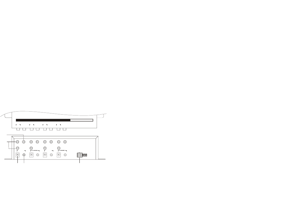 Input connector layout of the sdb | Audiovox SDB User Manual | Page 7 / 12