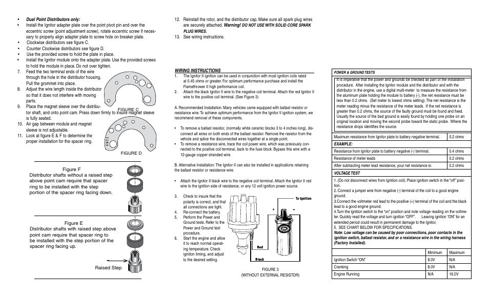 PerTronix Ignitor II 91183 User Manual | Page 2 / 2