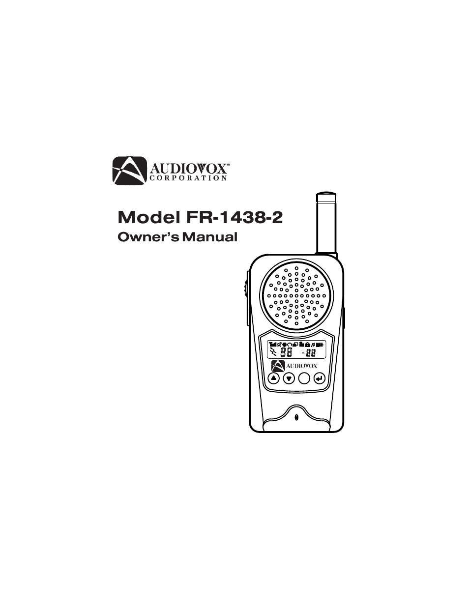 Audiovox FR-1438-2 User Manual | 16 pages