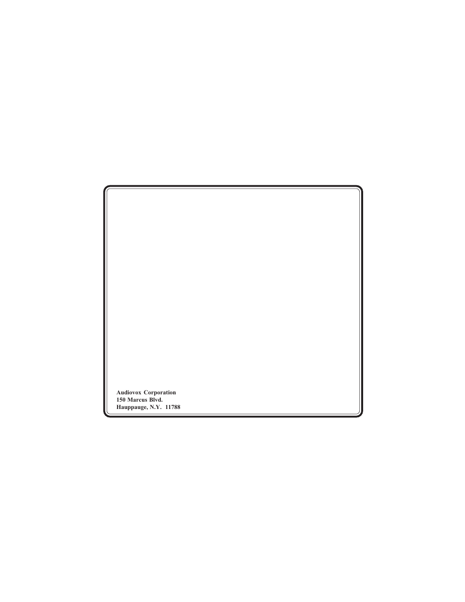 Audiovox APS-92BT-CL User Manual | Page 6 / 6