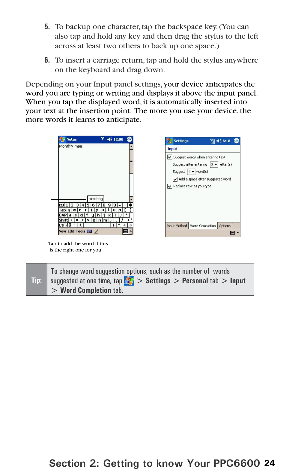 Audiovox PPC6600 User Manual | Page 29 / 195