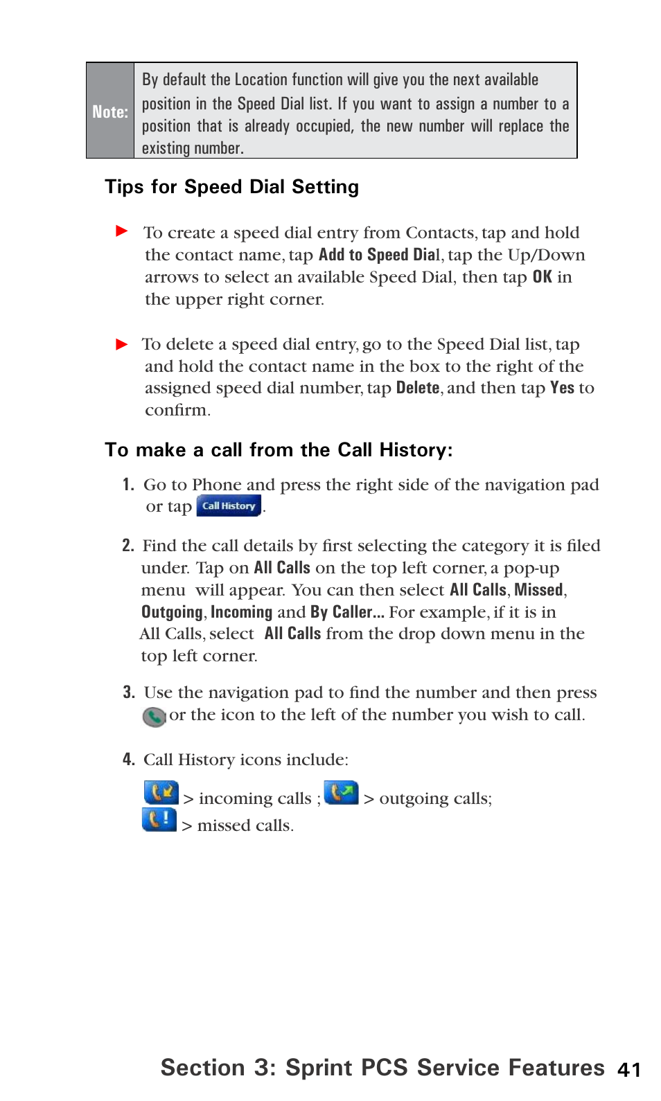 3 receiving a call | Audiovox PPC6600 User Manual | Page 46 / 195