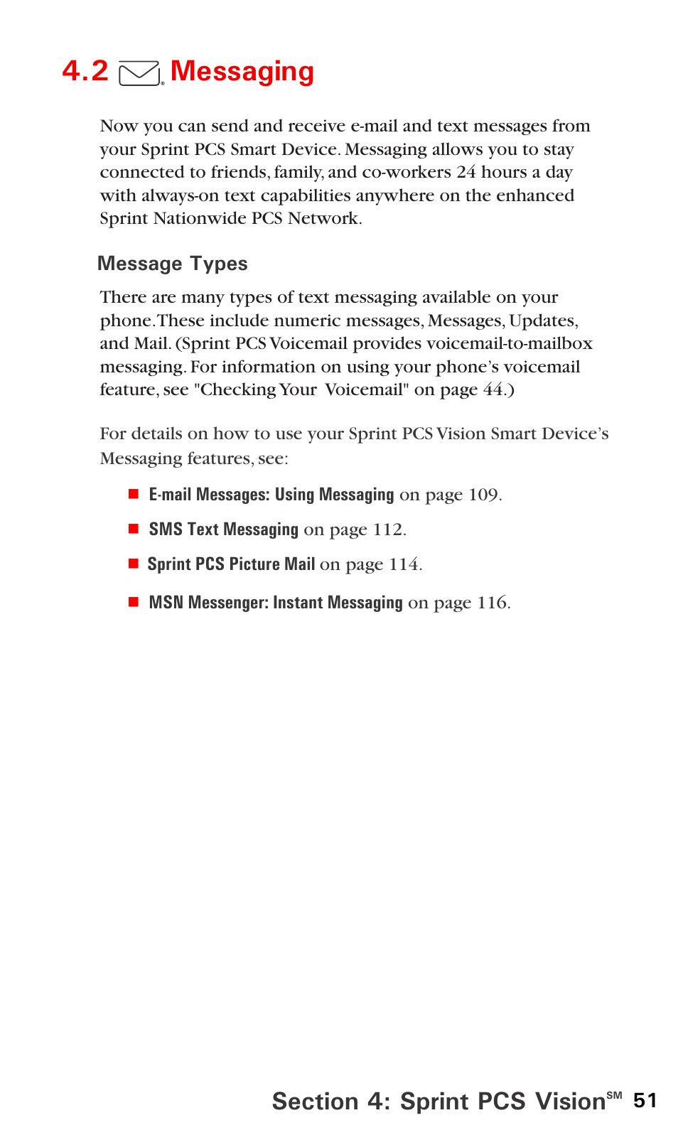2 messaging | Audiovox PPC6600 User Manual | Page 56 / 195