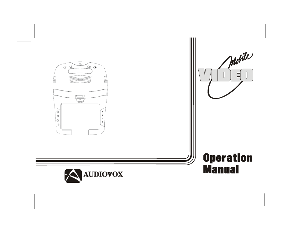 Audiovox VOD705DLP User Manual | 28 pages