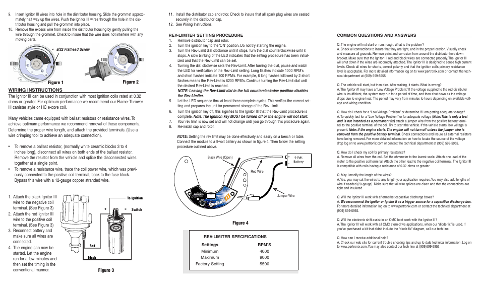 PerTronix Ignitor III 71281 User Manual | Page 2 / 2