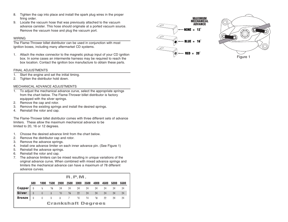 PerTronix Flame-Thrower Magnetic Trigger Billet Distributors User Manual | Page 2 / 2