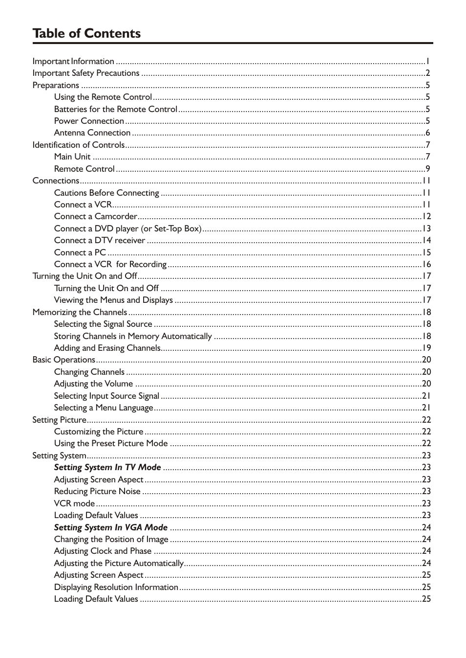 Audiovox FPE3205 User Manual | Page 2 / 45