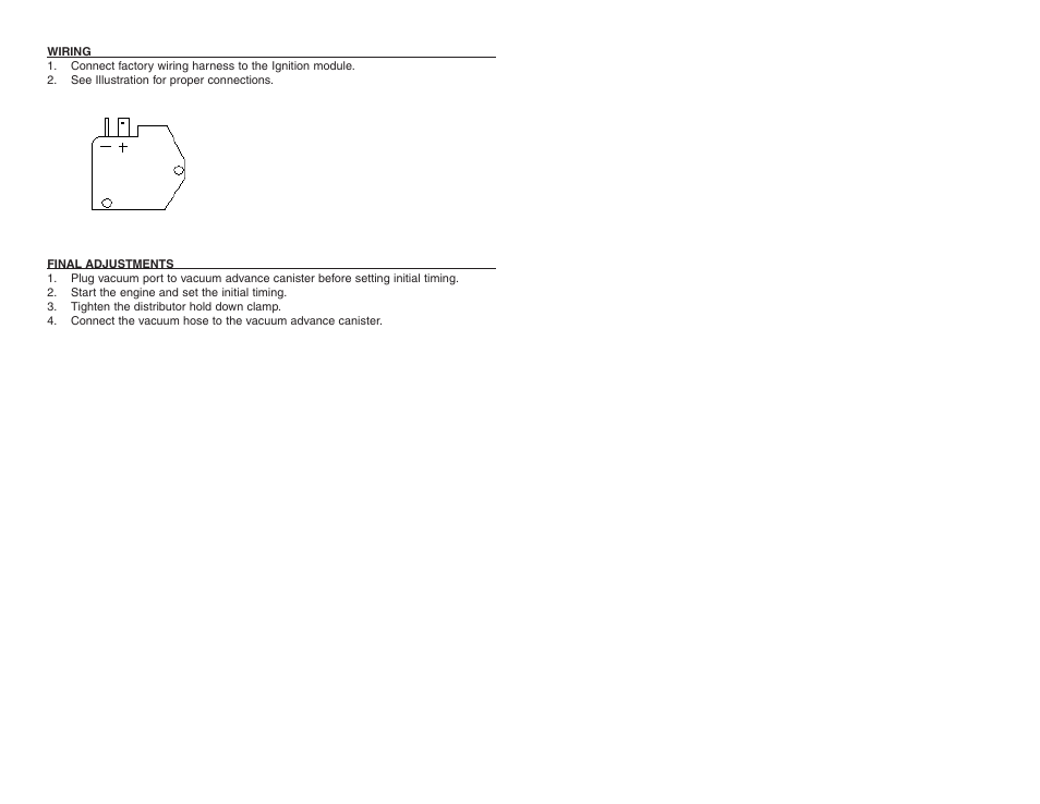 PerTronix Flame-Thrower Cast Distributors D175520 User Manual | Page 2 / 2