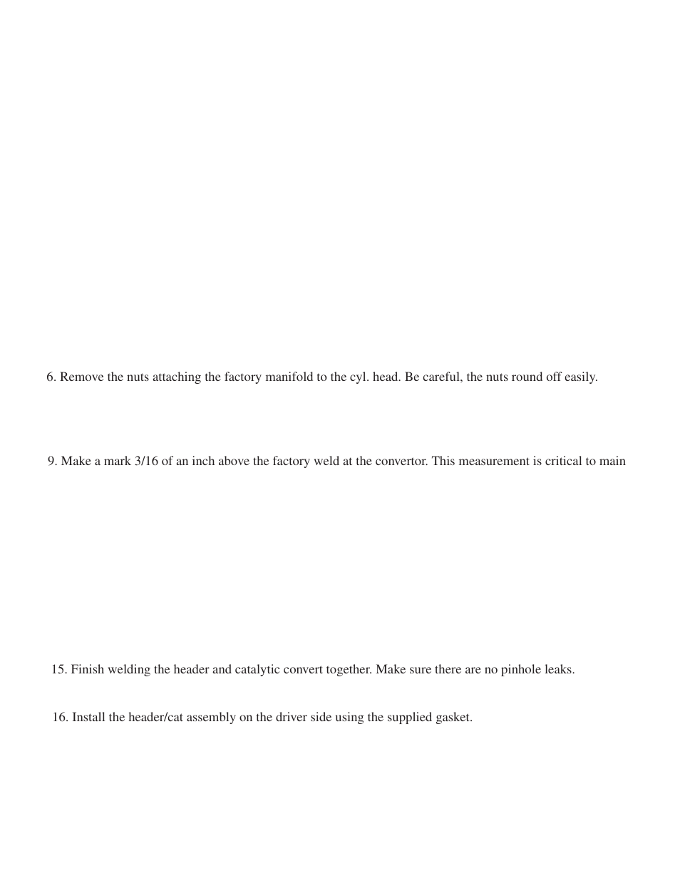 PerTronix JBA Exhaust 1400S User Manual | Page 3 / 5