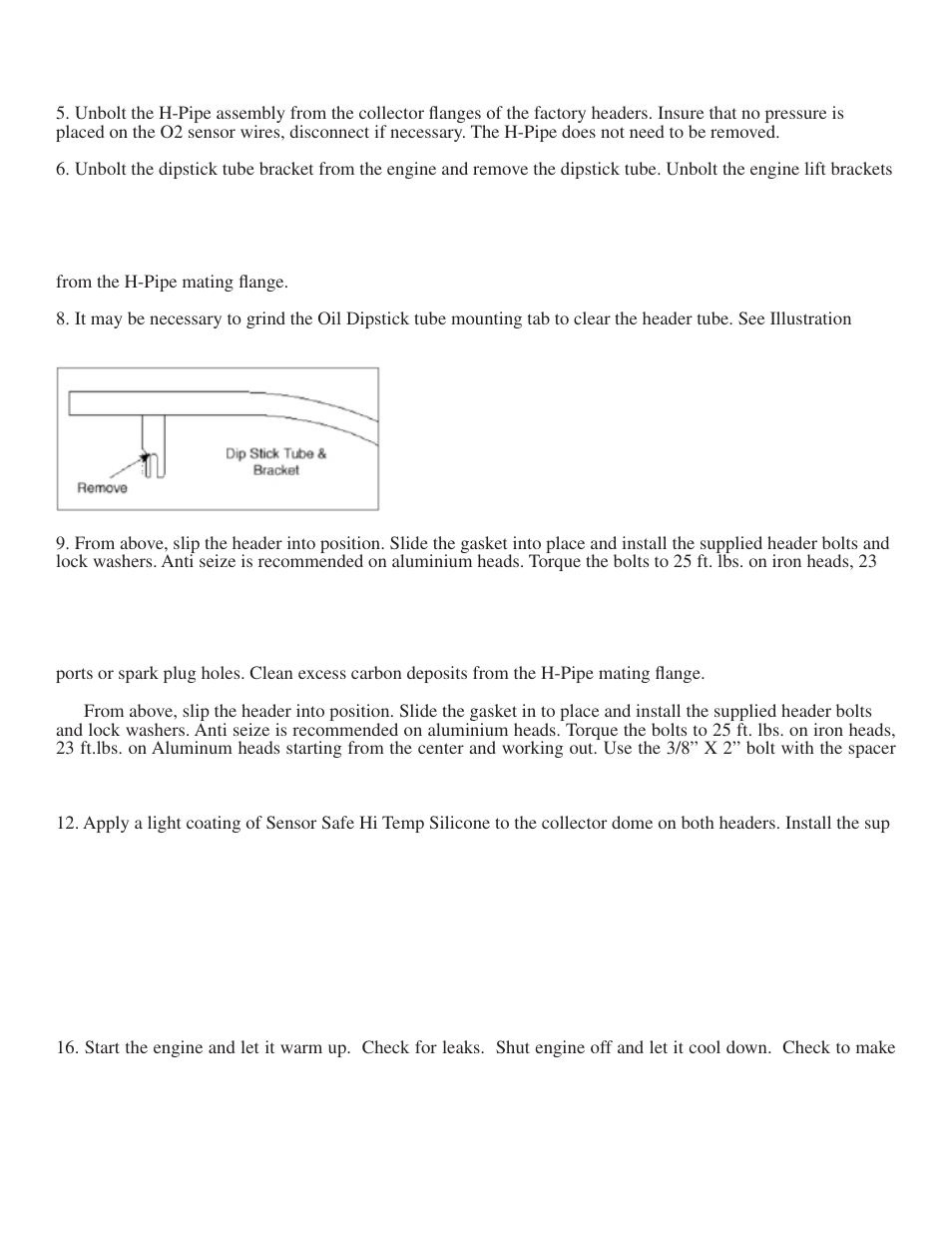 PerTronix JBA Exhaust 1624S-2 User Manual | Page 3 / 5