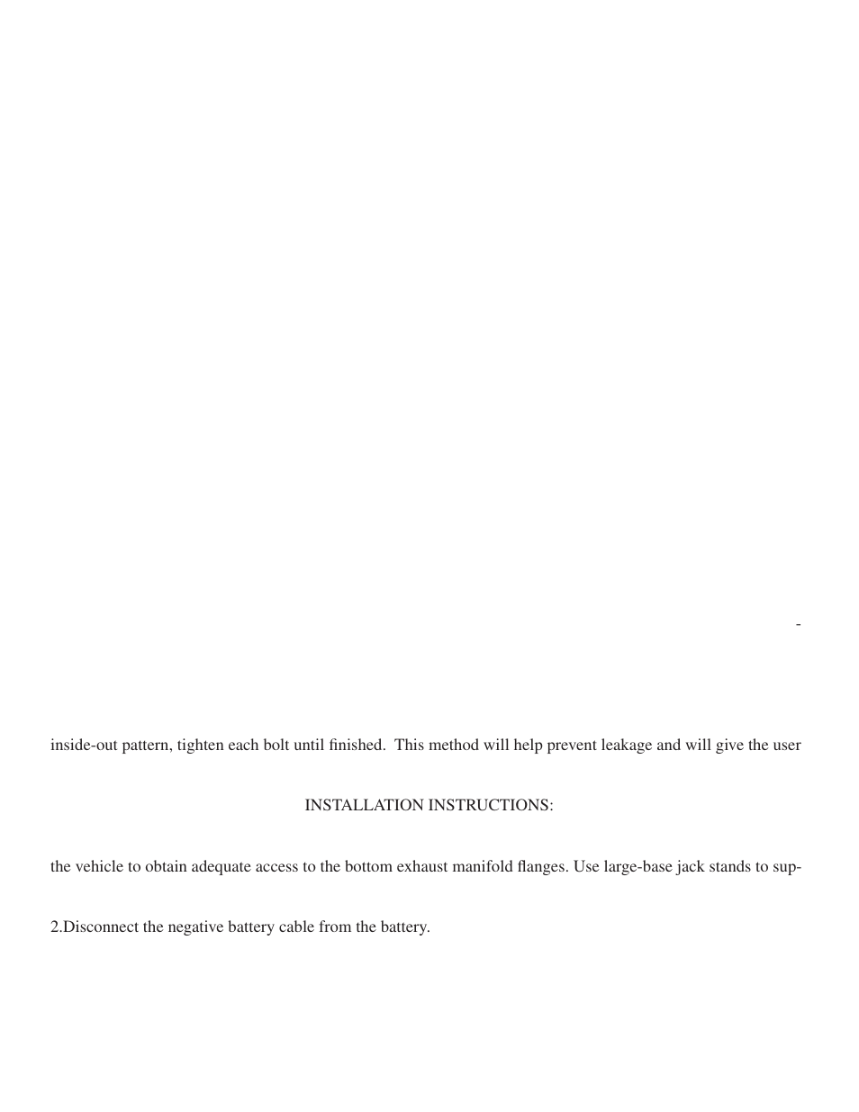 PerTronix JBA Exhaust 1624S-4 User Manual | Page 2 / 5